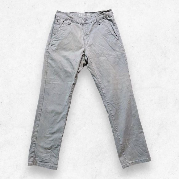 Signature Levi Strauss Jeans Men's Size 28x30 Gray S67 Athletic Cut Pants - Picture 1 of 12